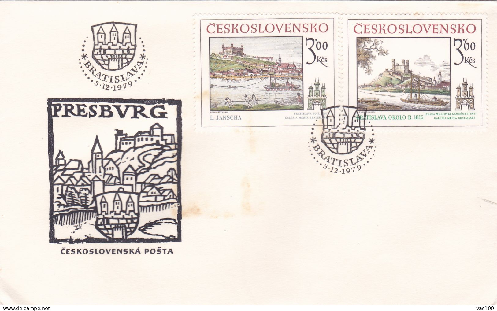 THE PAINTING COVERS   FDC    Tchécoslovaquie - Storia Postale