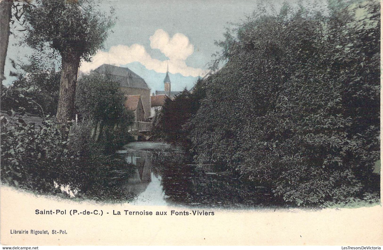 France - Saint Pol - La Ternoise Aux Fonds Viviers - Librairie Regoulet - Colorisé - Carte Postale Ancienne - Saint Pol Sur Ternoise