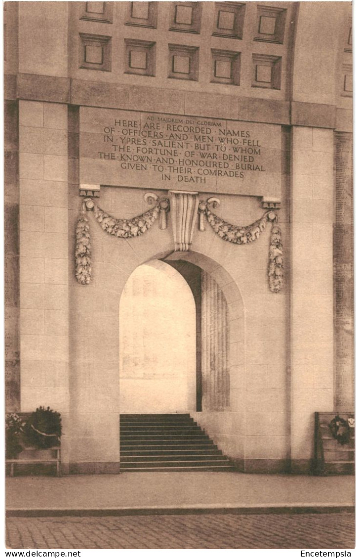 CPA Carte Postale Belgique Ypres  Menin Gate Memorial Escalier Conduisant Aux Remparts Et Aux Loges VM76177 - Menen