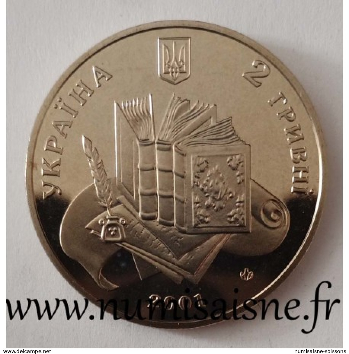 UKRAINE - KM 139 - 2 HRYVNI 2001 - 200 Ans De L'écrivain Volodymyr Dal - SPL - Mikronesien