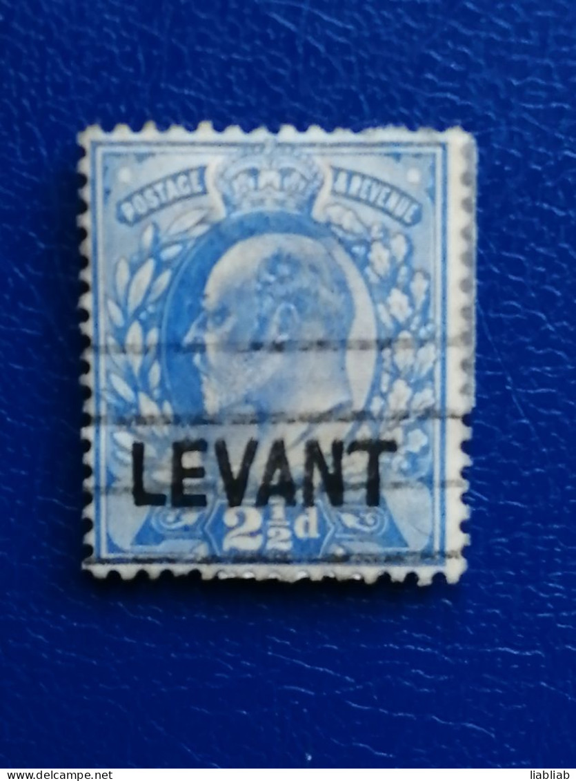 ROYAUME UNI - LEVANT ANGLAIS = TIMBRE N° 16 OBLITERE - Britisch-Levant