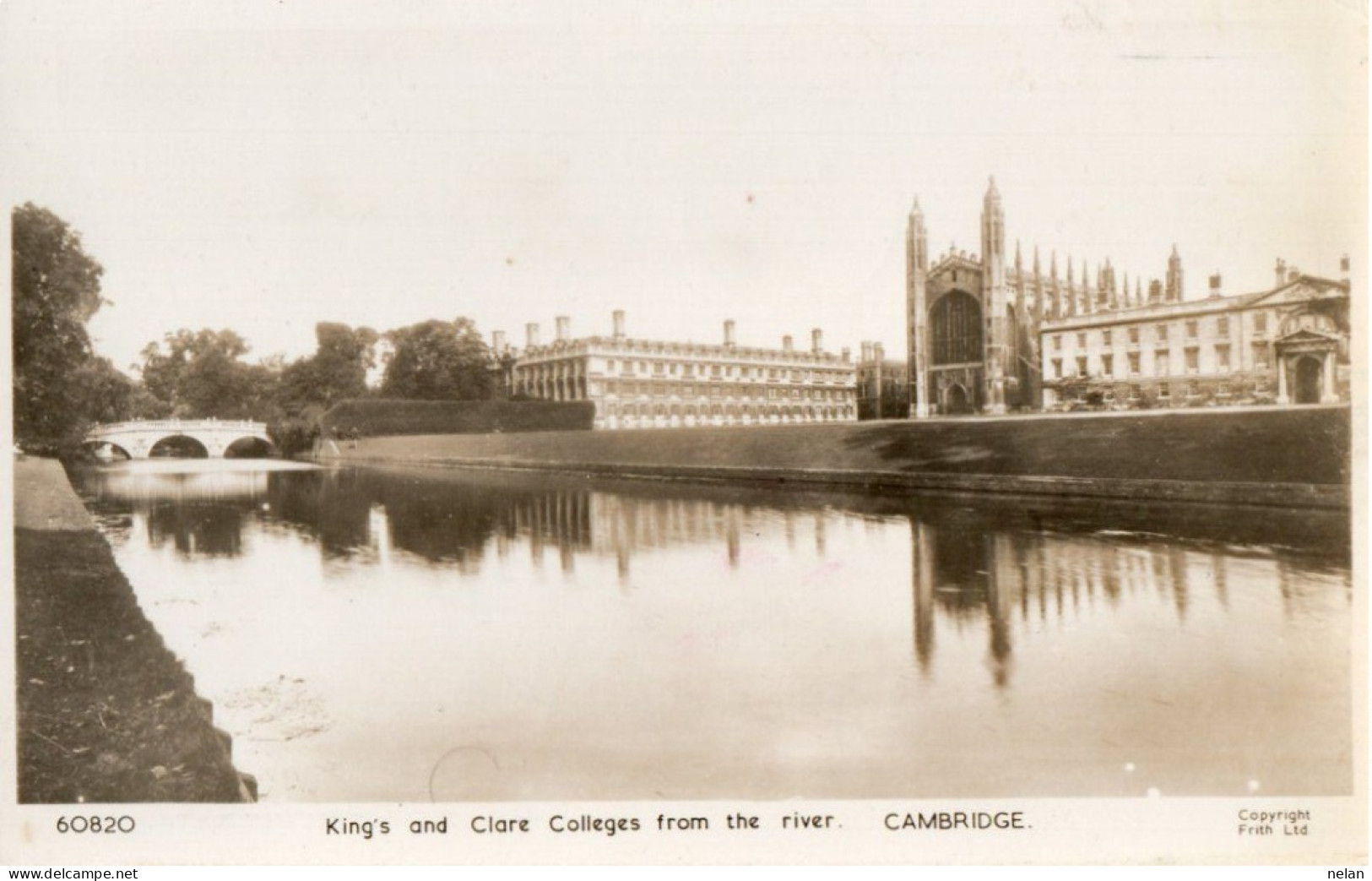 KING S AND CLARE COLLEGES FROM THE RIVER - CAMBRIDGE - Cambridge