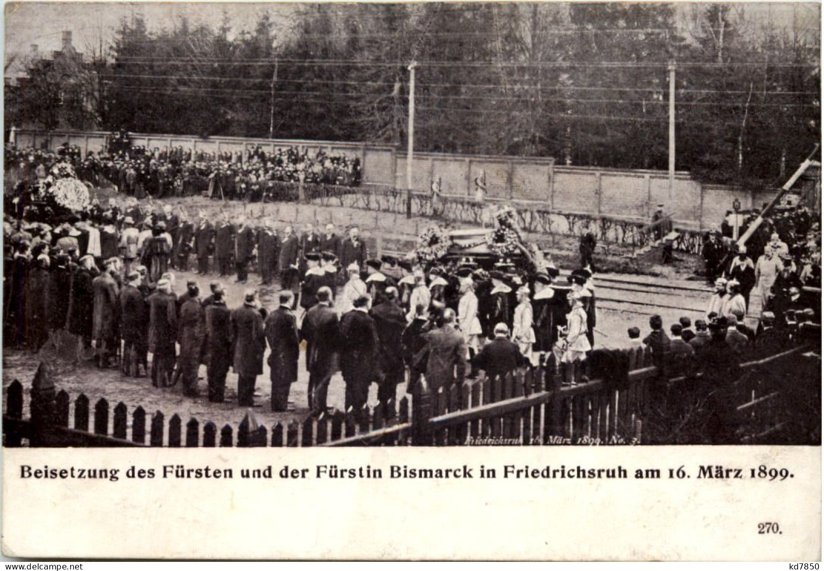 Beisetzung Des Fürsten Und Der Fürstin Von Bismarck In Friedrichsruh 7899 - Friedrichsruh