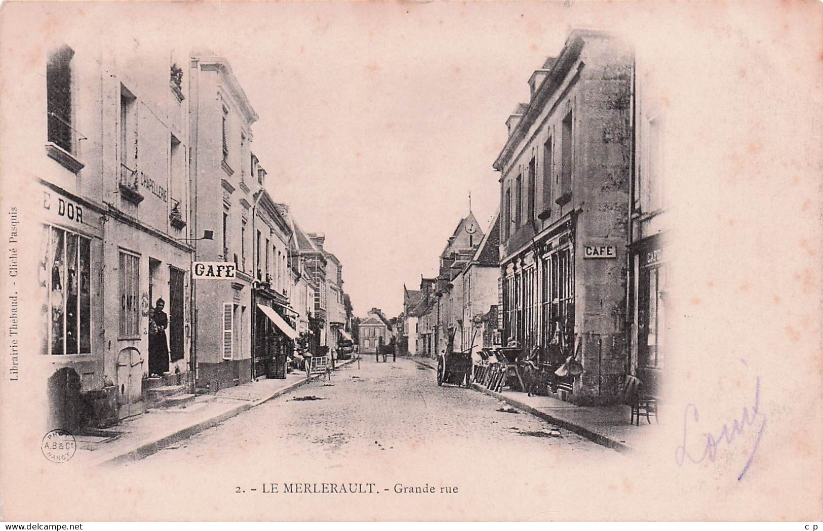 Le Merlerault - Grande Rue  - CPA °J - Le Merlerault