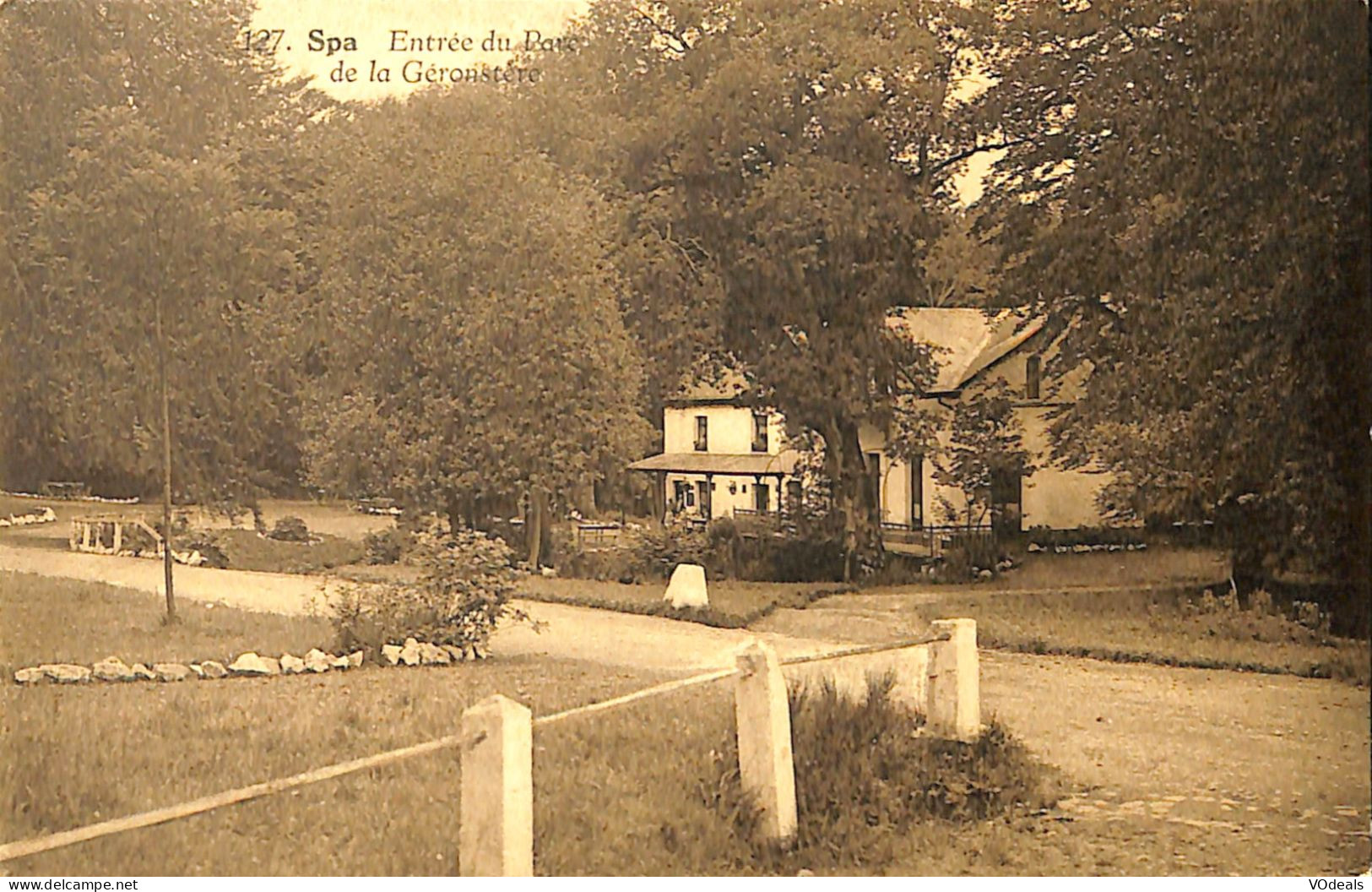 Belgique - Liège - Spa - Entrée Du Parc De La Geronstère - Spa