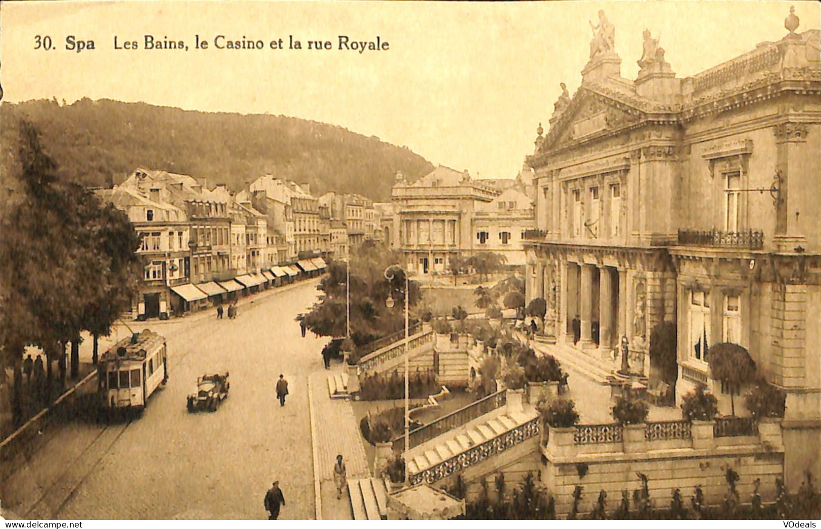 Belgique - Liège - Spa - Les Bains, Le Casino Et La Rue Royale - Spa