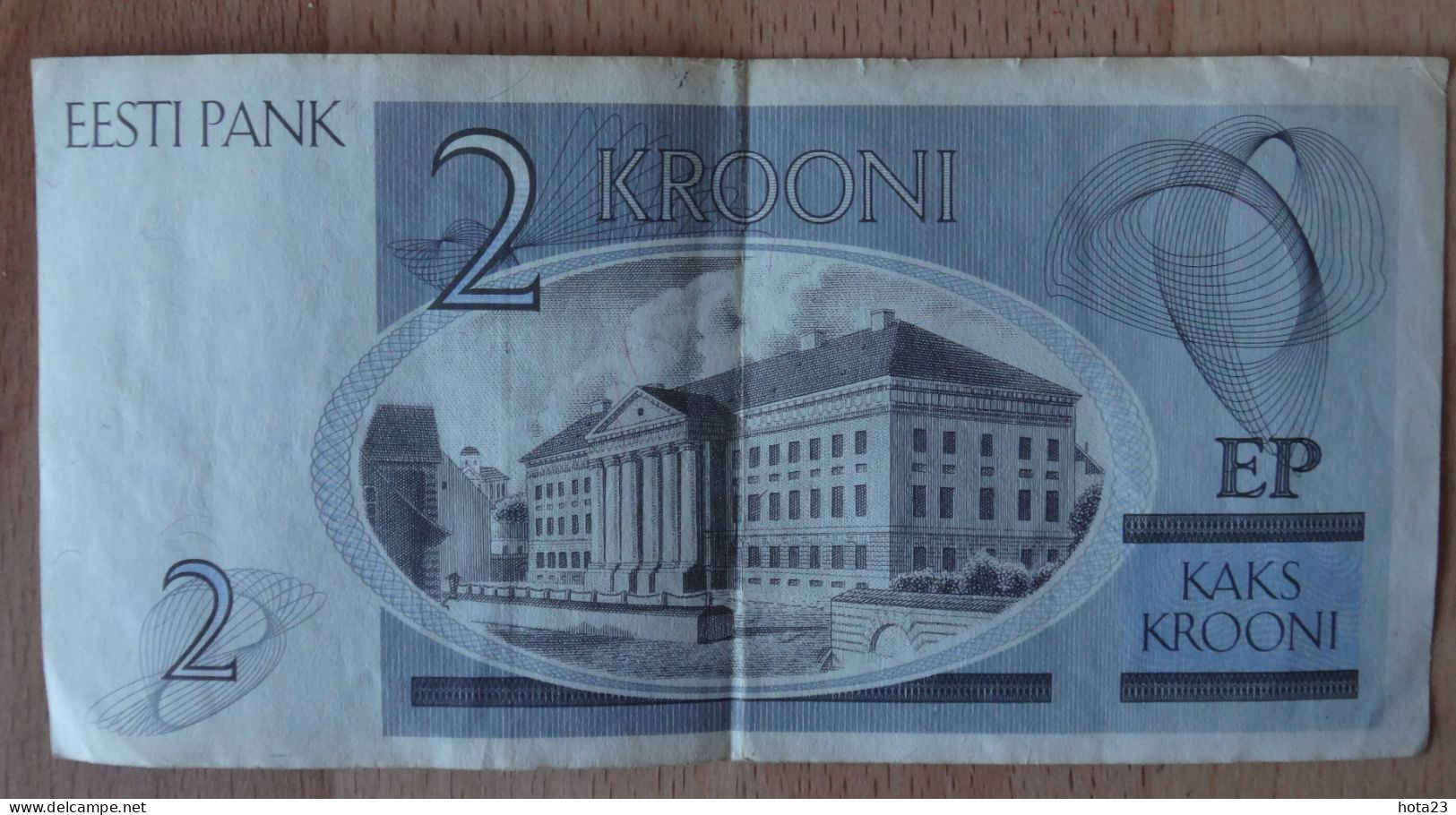 (!) ESTONIA , Estland  2 KROONI   Banknote 1992 Circulated - Estonia