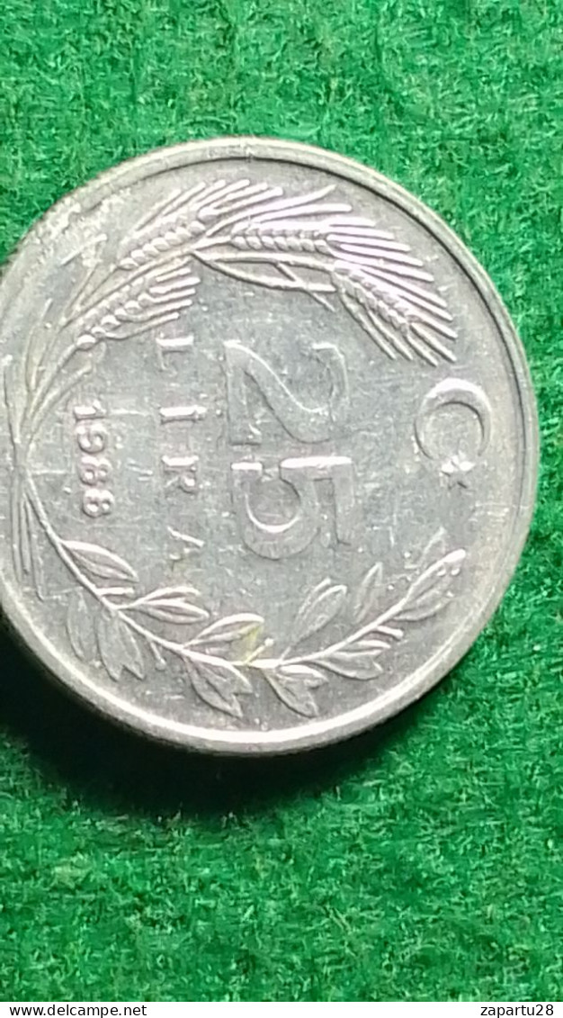 TÜRKİYE 1986--(NİKEL)        25   LİRA - Turquie