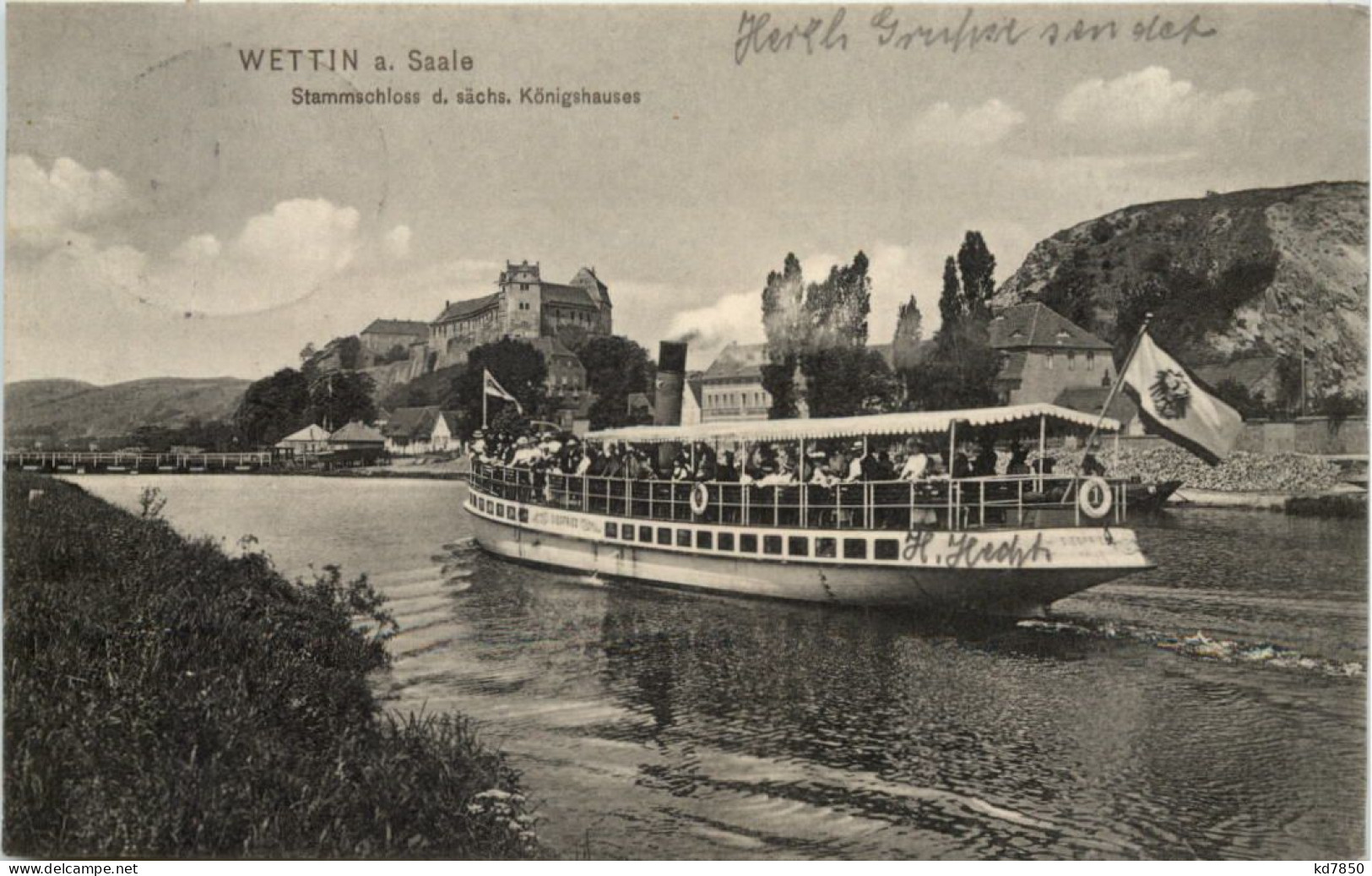 Wettin A. Saale, Stammschloss Des Sächs. Königshauses - Wettin