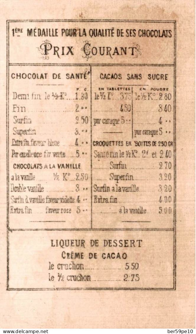 CHROMO CHOCOLAT IBLED PARIS MONDICOURT  / ENFANTS FLEURS LA JACINTHE ET LE VOLUBILIS - Ibled