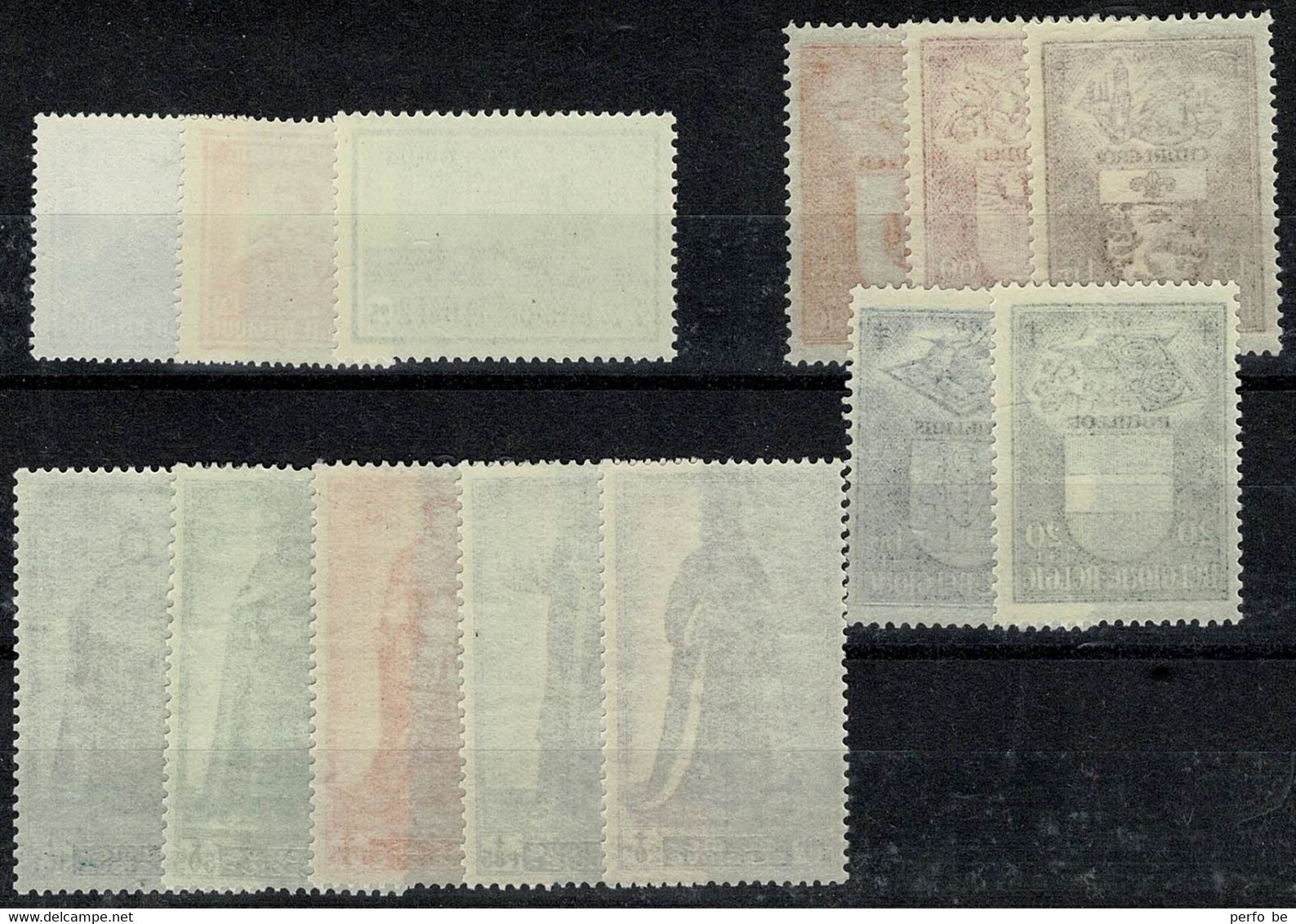 1947 Volledige Jaar - OBP Nrs 748 Tot 760 Postfris - Full Years