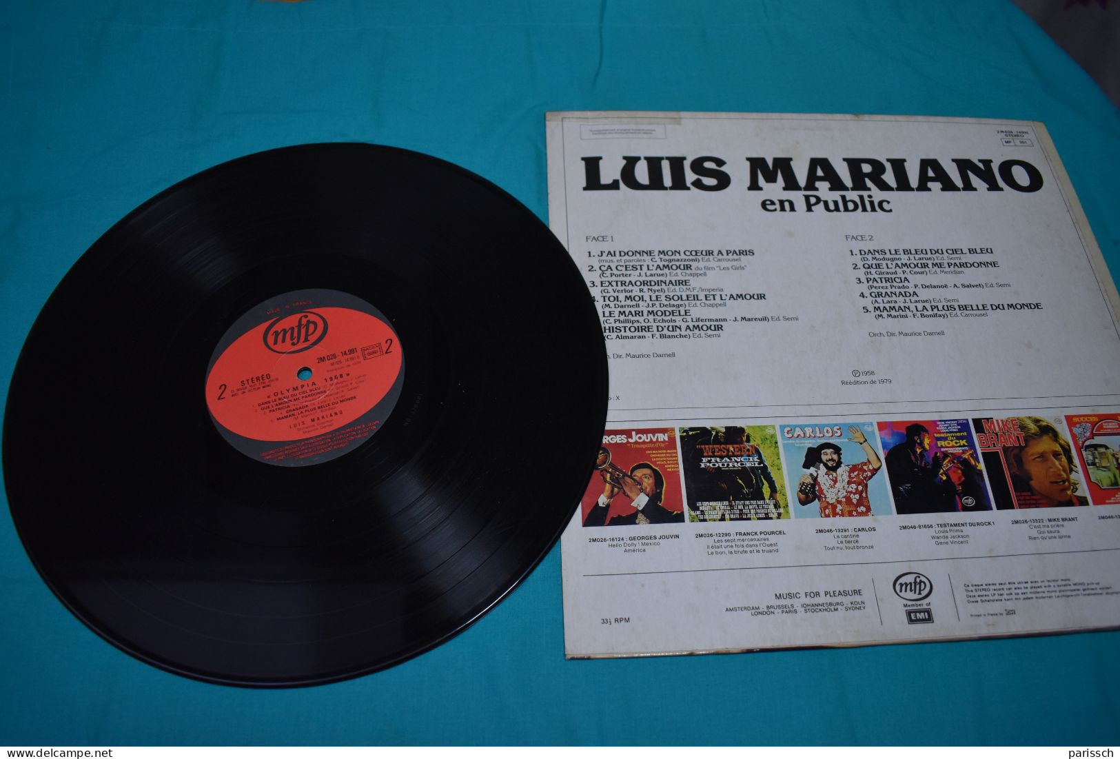 Luis MARIANO  - Olympia 58 - MFP - Opera