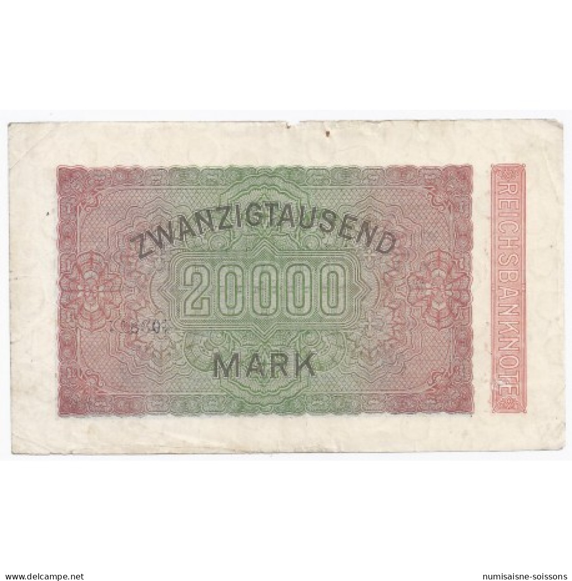 ALLEMAGNE - PICK 85 - 20 000 MARK - 20/02/1923 - TRES TRES BEAU - Other & Unclassified