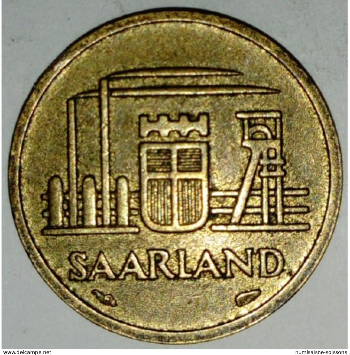 ALLEMAGNE - SARRE - 10 FRANKEN 1954 - TTB - 10 Franchi