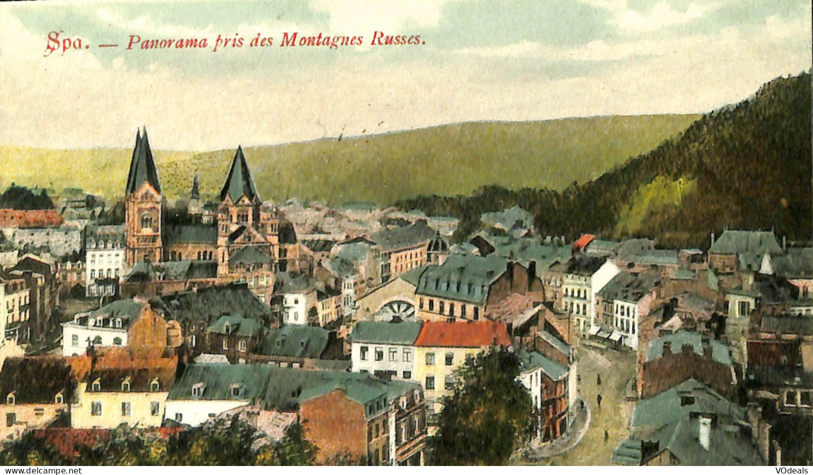 Belgique - Liège - Spa - Panorama Pris Des Montagnes Russes - Spa