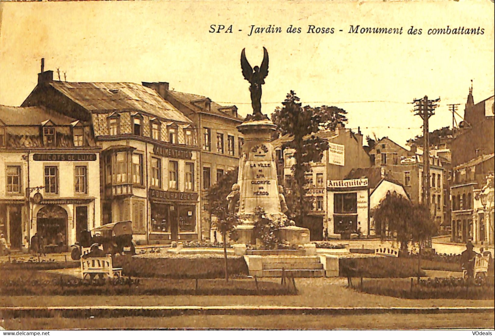 Belgique - Liège - Spa - Jardin Des Roses - Monument Des Combattants - Spa