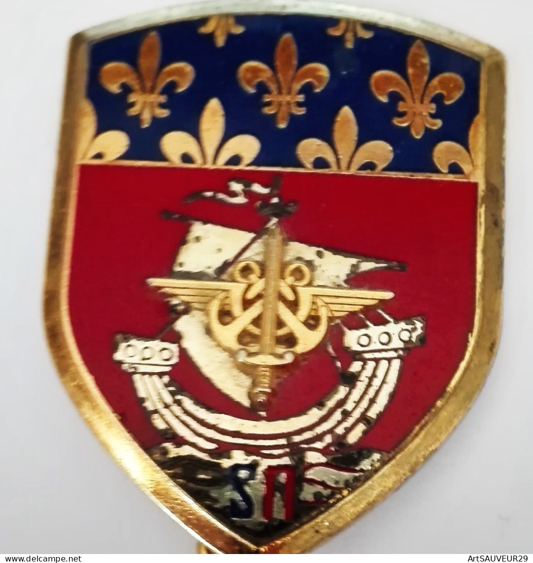INSIGNE  Militaire Noisiel Bureau Du Service National FABRICANT  Drago Paris - Marine
