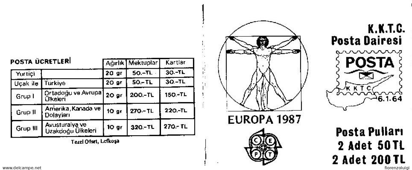 EUROPA CEPT 1987 GIRO COMPLETO LIBRETTI / BOOKLETS MNH** - 1987