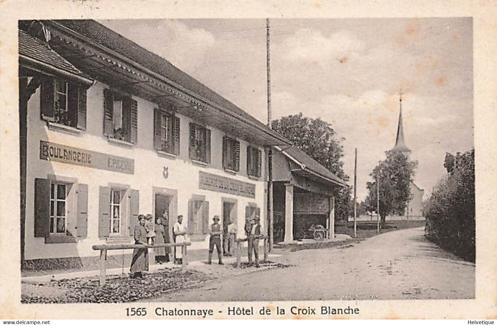 Chatonnay Hôtel De La Croix Blanche (Romont) 1921 - Romont