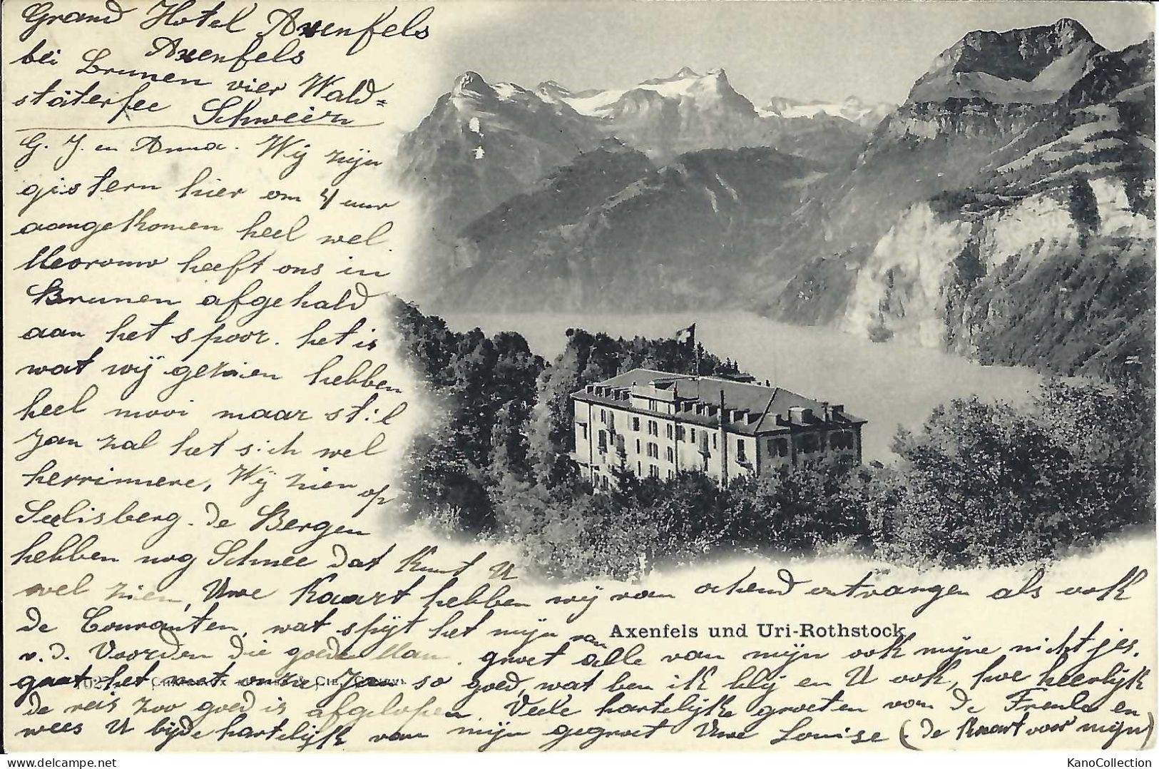Axenfels Und Uri-Rothstock, Gelaufen 1900 - Morschach