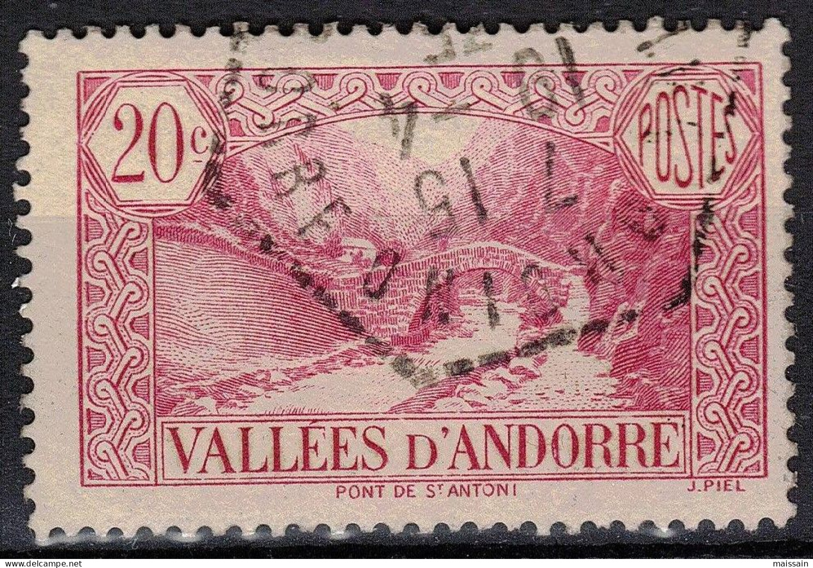 Andorre N°30 Pont De Saint-Antoine - Used Stamps