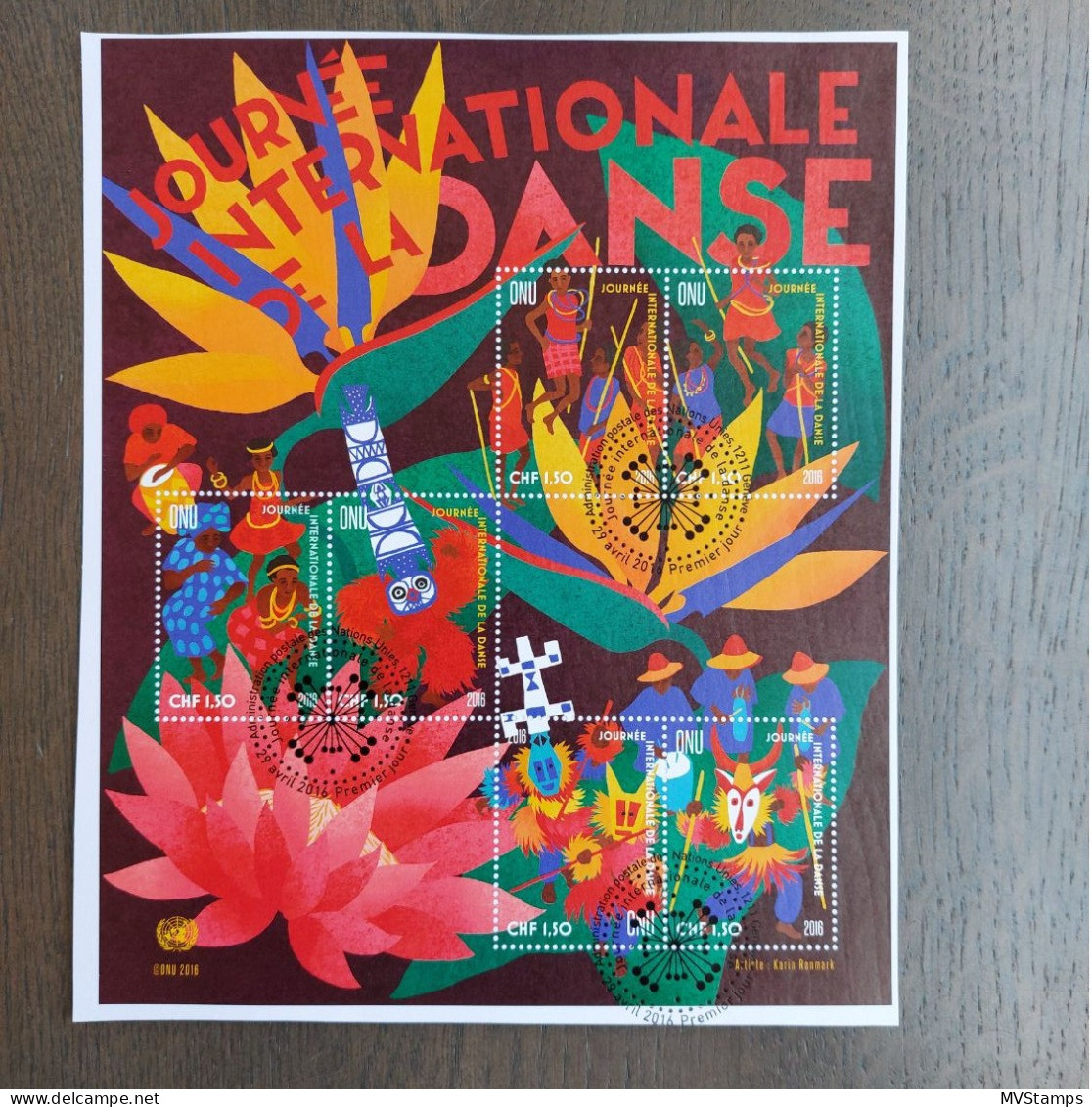 UNO Genf 2016 Block 39/40 Welttanztag/Dancing Gebraucht - Used Stamps