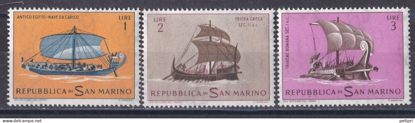 Saint Marin  1960 - 1969   Y&T  N °  573   574   575  NEUF ** - Neufs