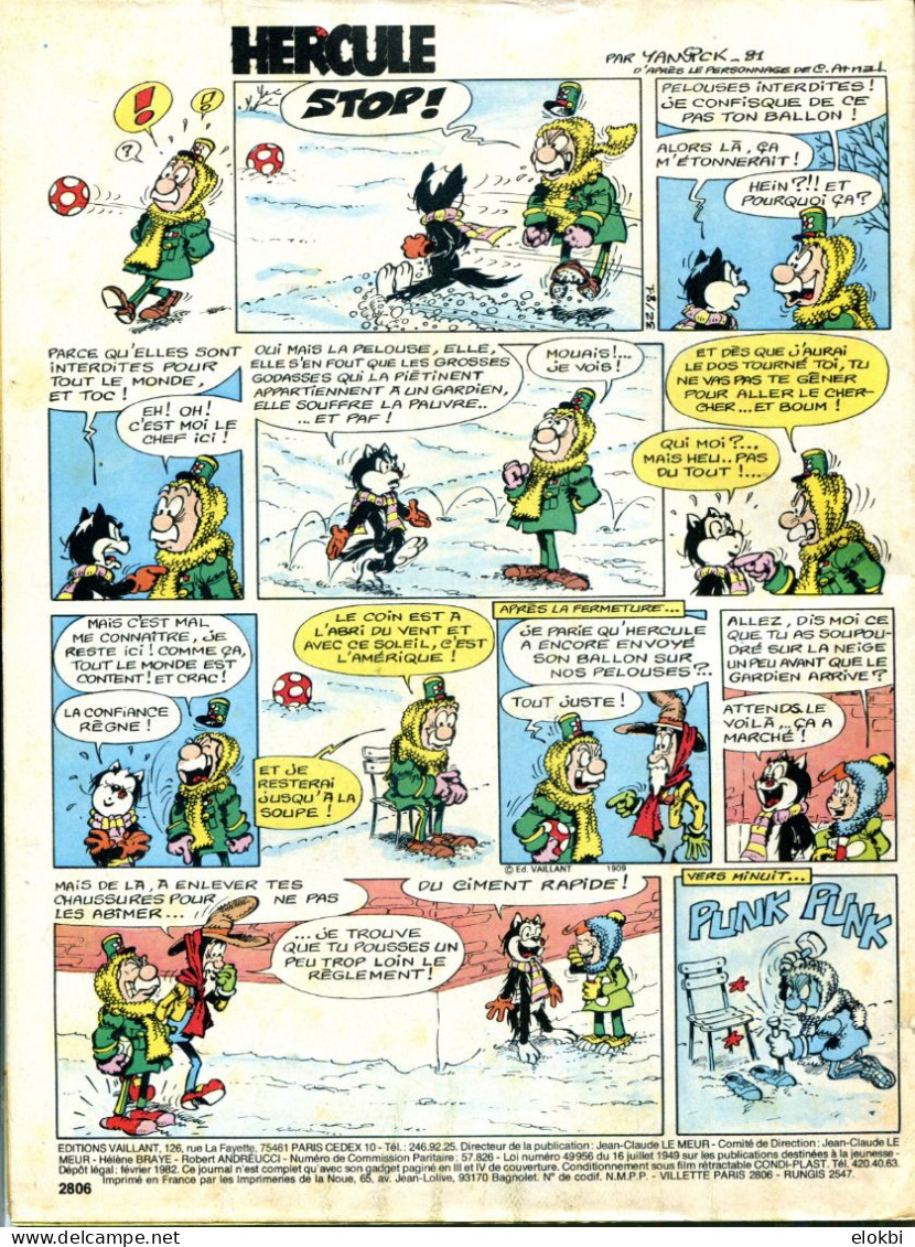 Pif Gadget N°671 - BD "Ulysse Et Le Cyclope" - Capitaine Apache "Le Crime De Johnny O'Wilburd" - - Pif Gadget