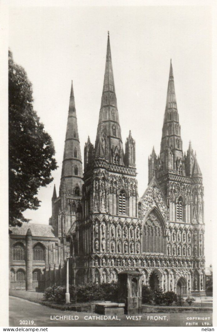 LICHFIELD CATHEDRAL WEST FRONT - Andere & Zonder Classificatie