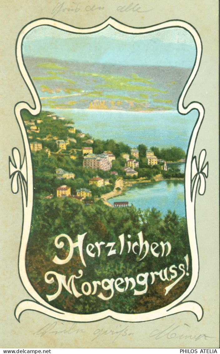 CPA CP Carte Postale Ancienne Herzlichen Morgengruss CAD Strassburg Elsass 11 11 1904 YT Deutsches Reich - Rheinfelden