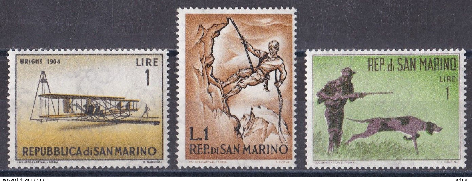 Saint Marin  1960 - 1969   Y&T  N °  542   552   562  NEUF ** - Neufs
