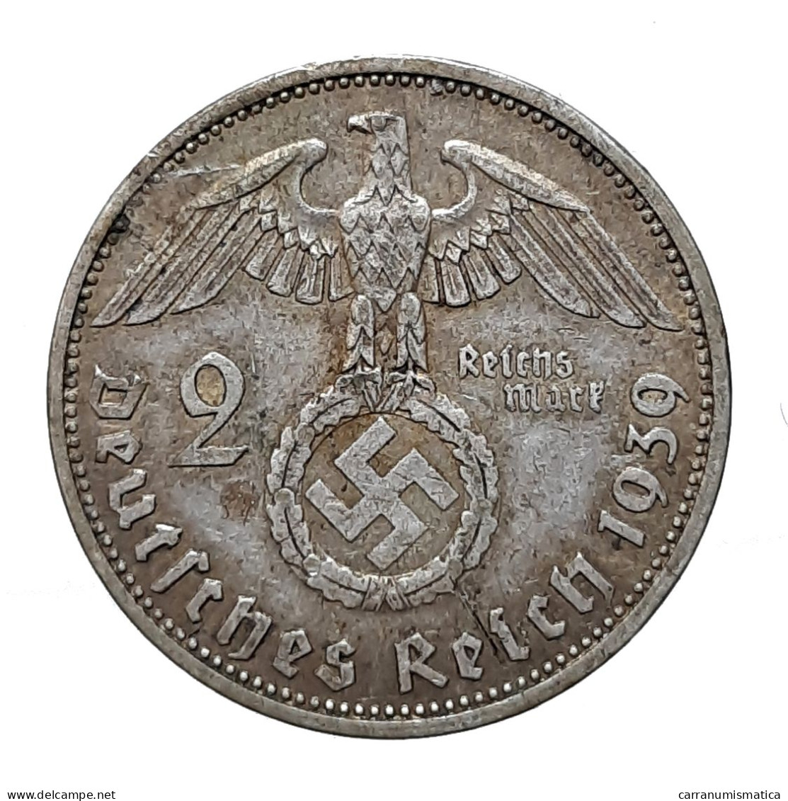 [NC] GERMANIA - 2 MARCHI 1939 A - ARGENTO (nc9732) - 2 Reichspfennig