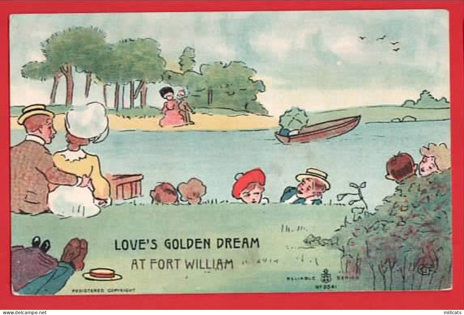 SCOTLAND   FORT WILLIAM  COMIC HUMOUR       LOVE'S GOLDEN DREAM    - Inverness-shire