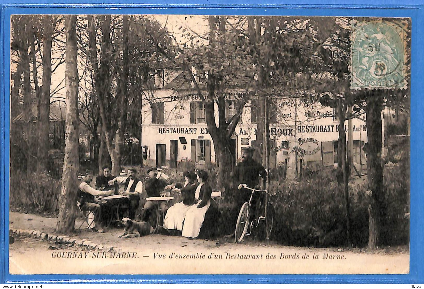 93 - Seine Saint Denis - Gournay Sur Marne - Vue D'ensemble D'un Restaurant Des Bords De La Marne (N14564) - Gournay Sur Marne
