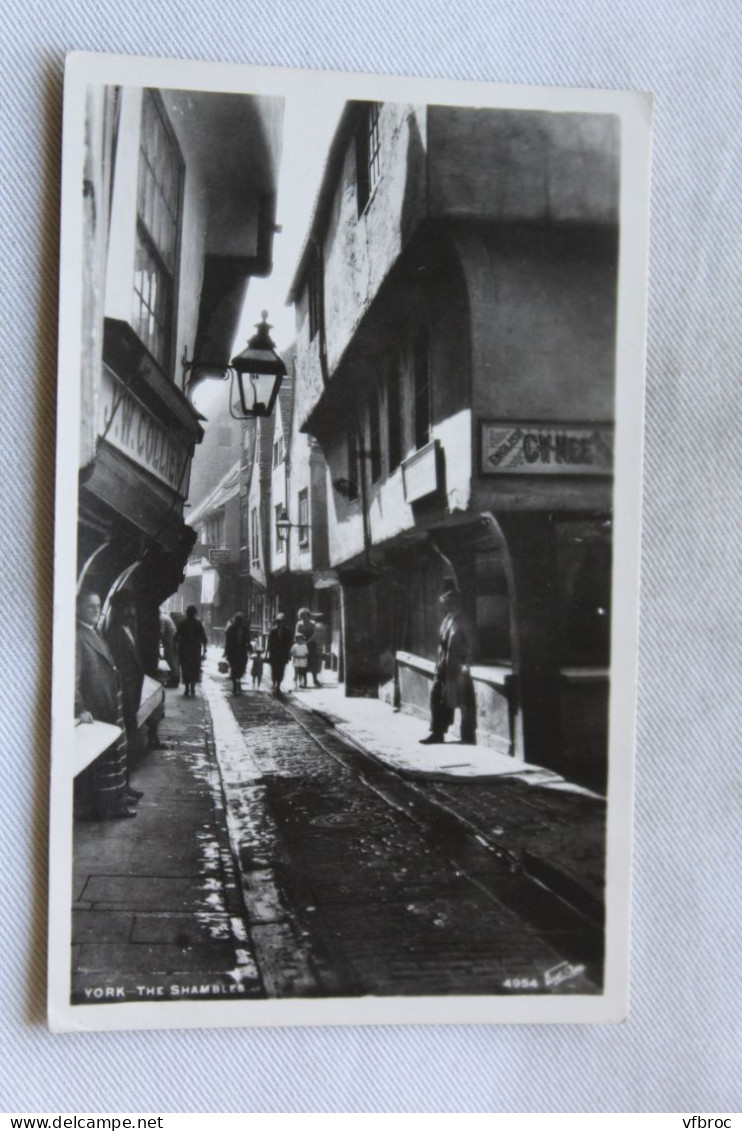 Cpsm 1951, York, The Shambles, Angleterre - York