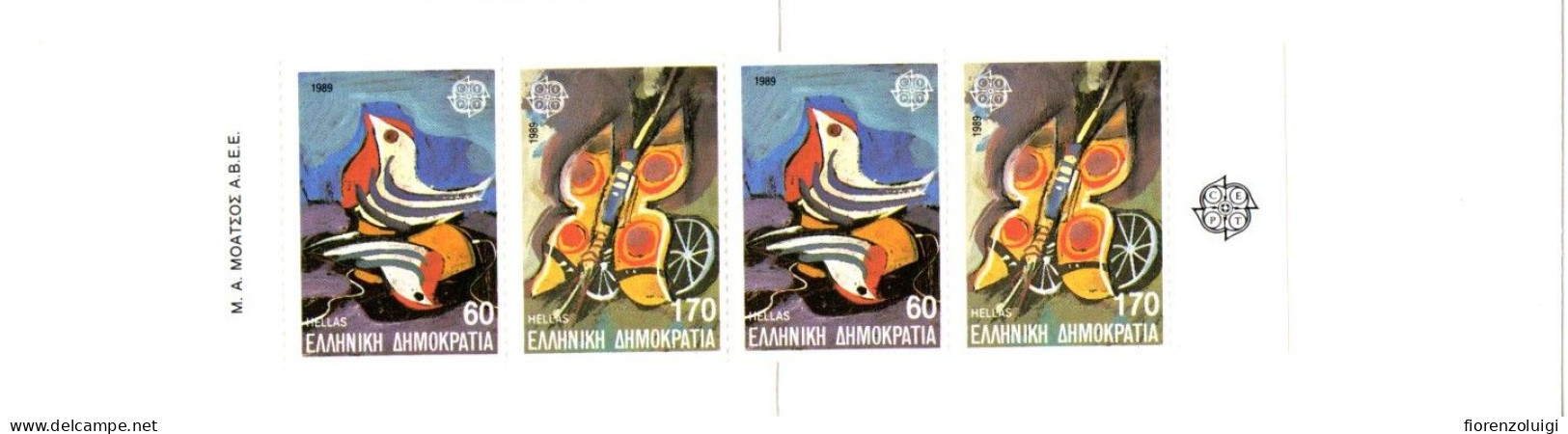 EUROPA CEPT 1989 GIRO COMPLETO LIBRETTI / BOOKLETS MNH** - 1989