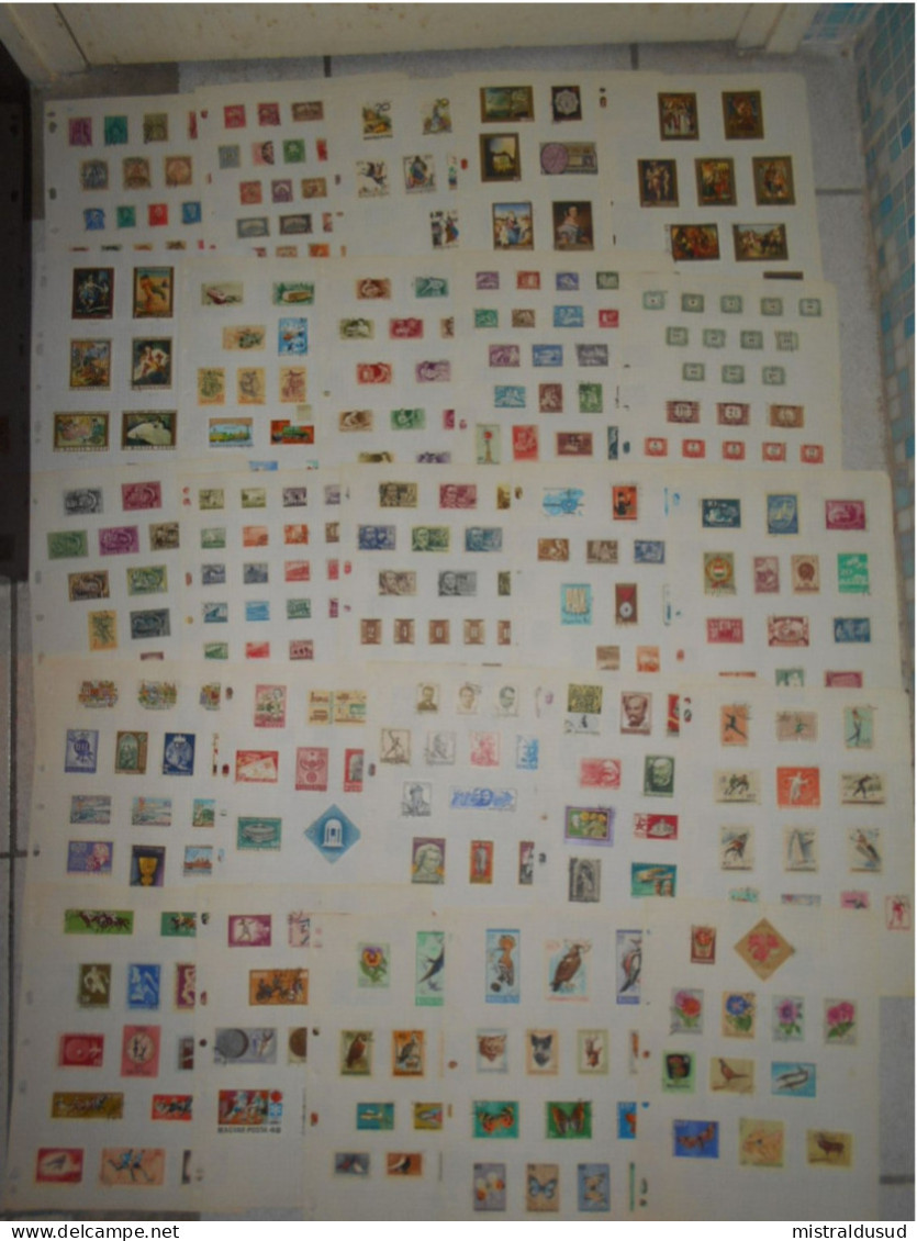 Hongrie Collection , 530 Timbres Obliteres - Sammlungen