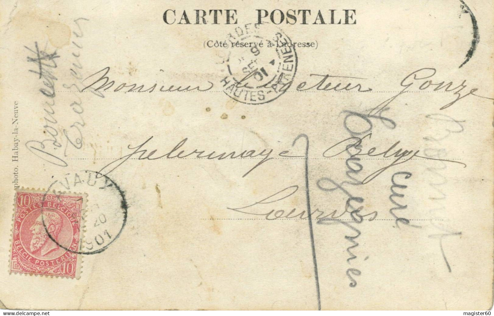 LEGLISE 1901: Carte Photo Gavroy Vue Du Nord-Est (RARE° - Leglise