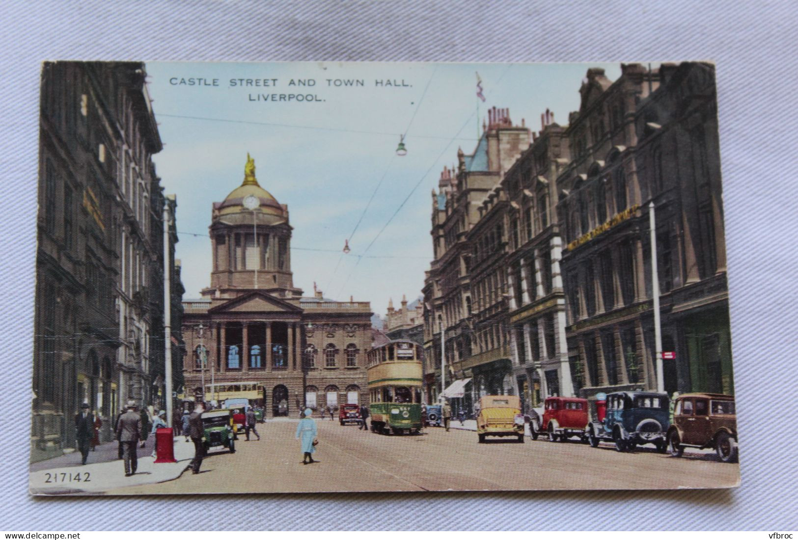 Liverpool, Castle Street And Town Hall, Angleterre - Liverpool