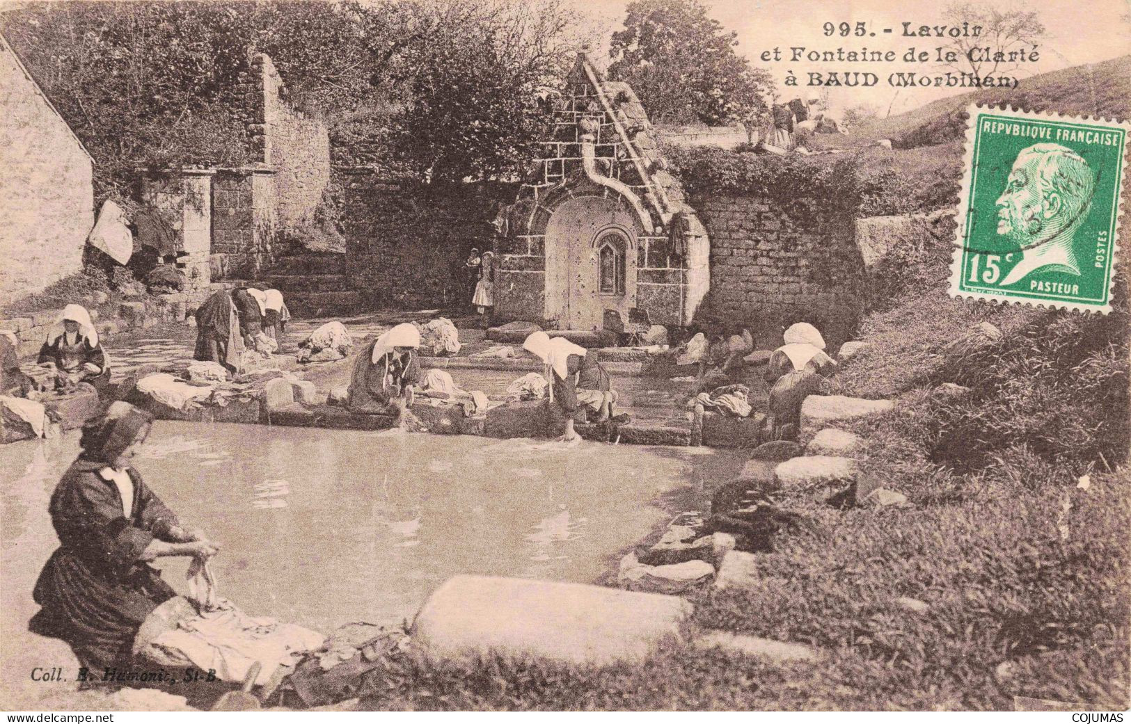 56 - BAUD _S25383_ Lavoir Et Fontaine De La Clarté - Lavandières - Baud