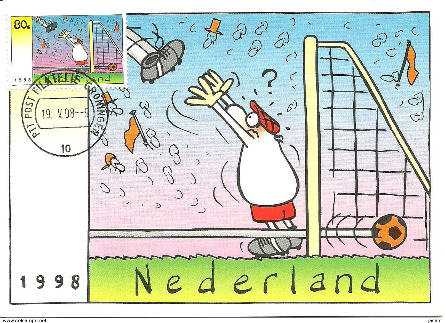 Carte Maximum - Pays Bas - Holland - Futebol - Football - Maximumkarten (MC)