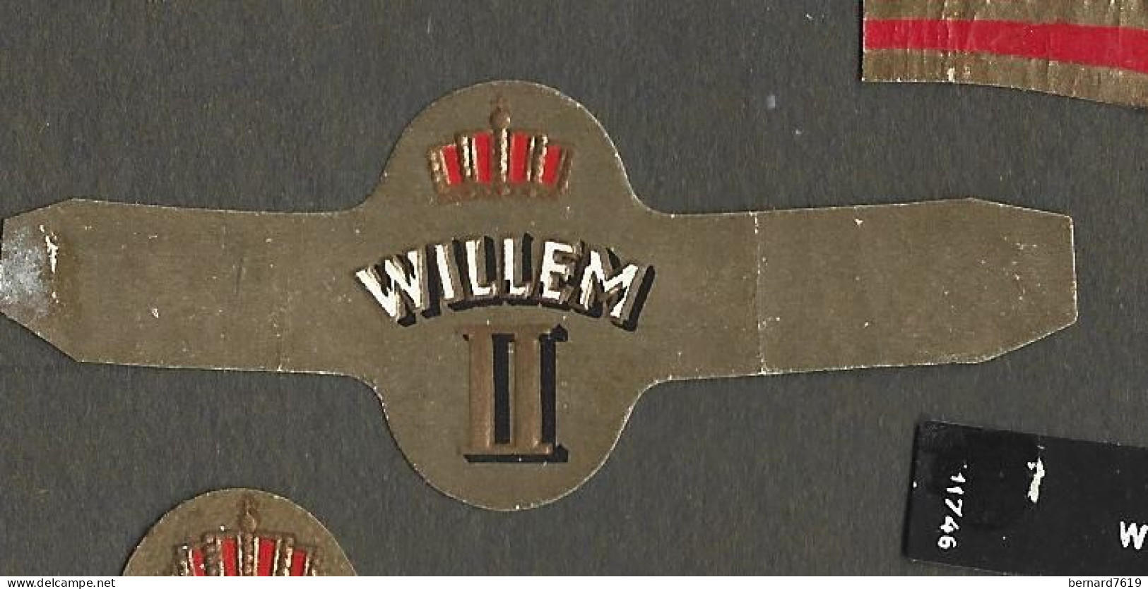 Bague De Cigare   Ancienne  1870 - 1920 - Willem II - Bagues De Cigares