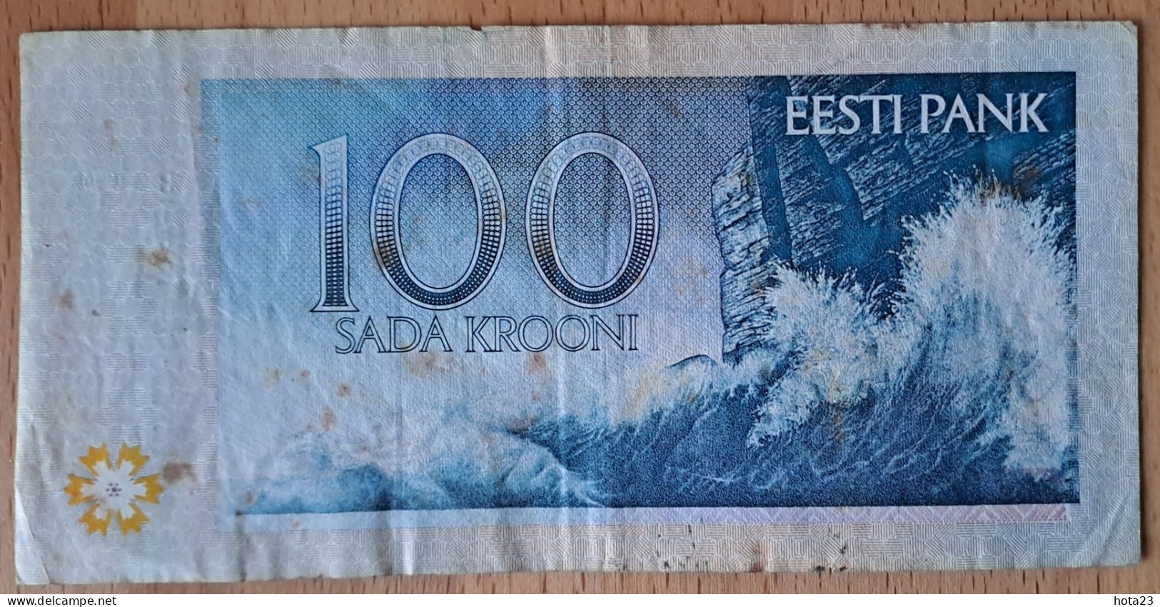 (!)  1994 ESTONIA , Estland  100 KROONI P79  EURO CUCKOO BIRD Circulated - Estonia