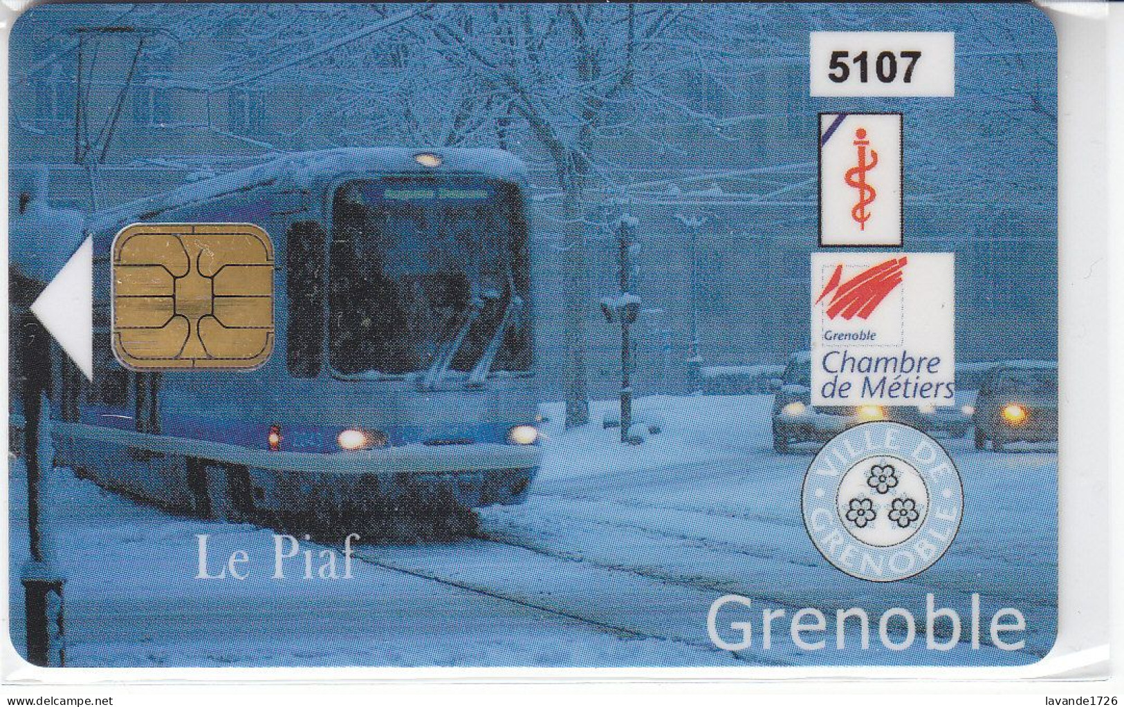 PIAF De  GRENOBLE 150 Unités Date 02.2004   1000 Ex - PIAF Parking Cards