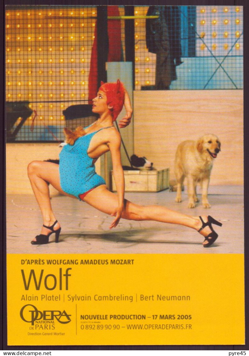 OPERA NATIONAL DE PARIS WOLF MOZART 2005 PARIS - Opéra