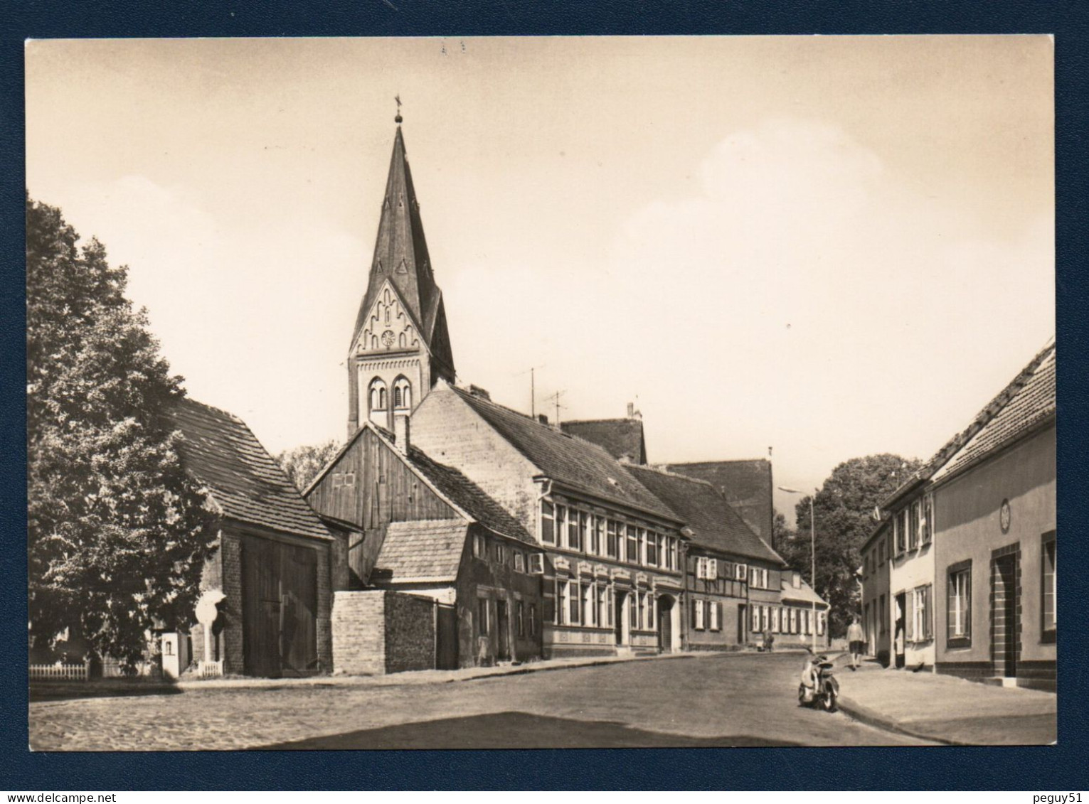 Allemagne. Gützkow ( Greifswald). Centre Et église évangélique. - Greifswald