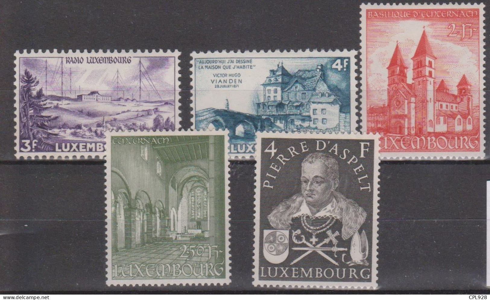 Luxembourg N° 471 à 475 Avec Charnières - 1940-1944 Duitse Bezetting