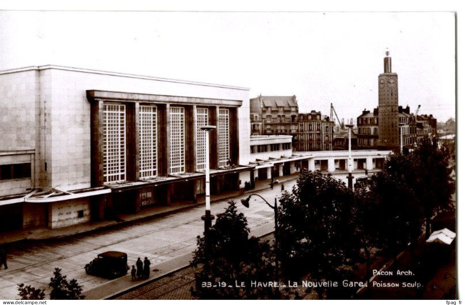 Le Havre (76 - Seine Maritime) - 33 - 19 - La Nouvelle Gare - Poisson Sculp. - Stazioni