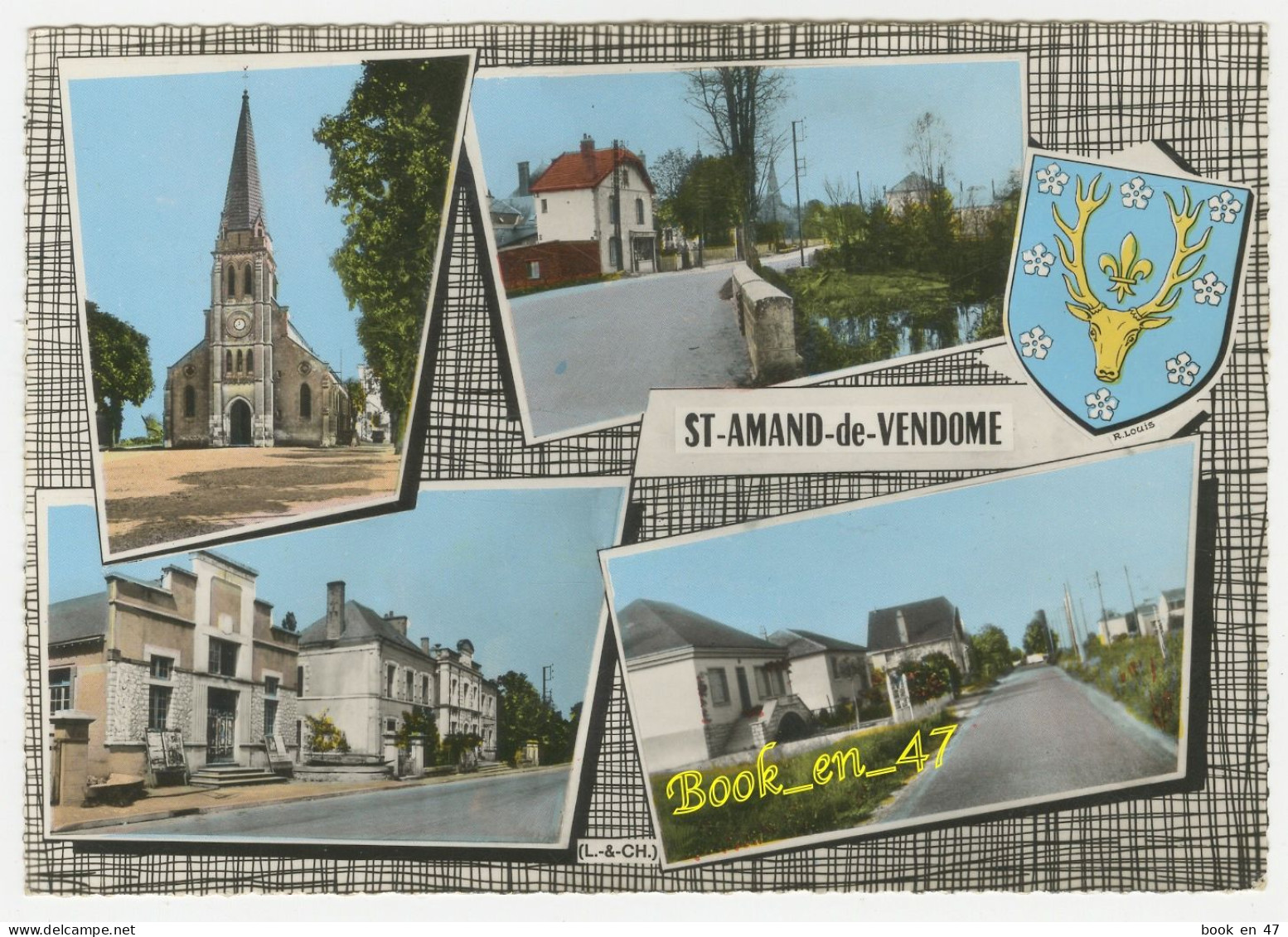 {90618} 41 Loir Et Cher Saint Amand De Vendome , Multivues ; Divers Aspects - Saint Amand Longpre