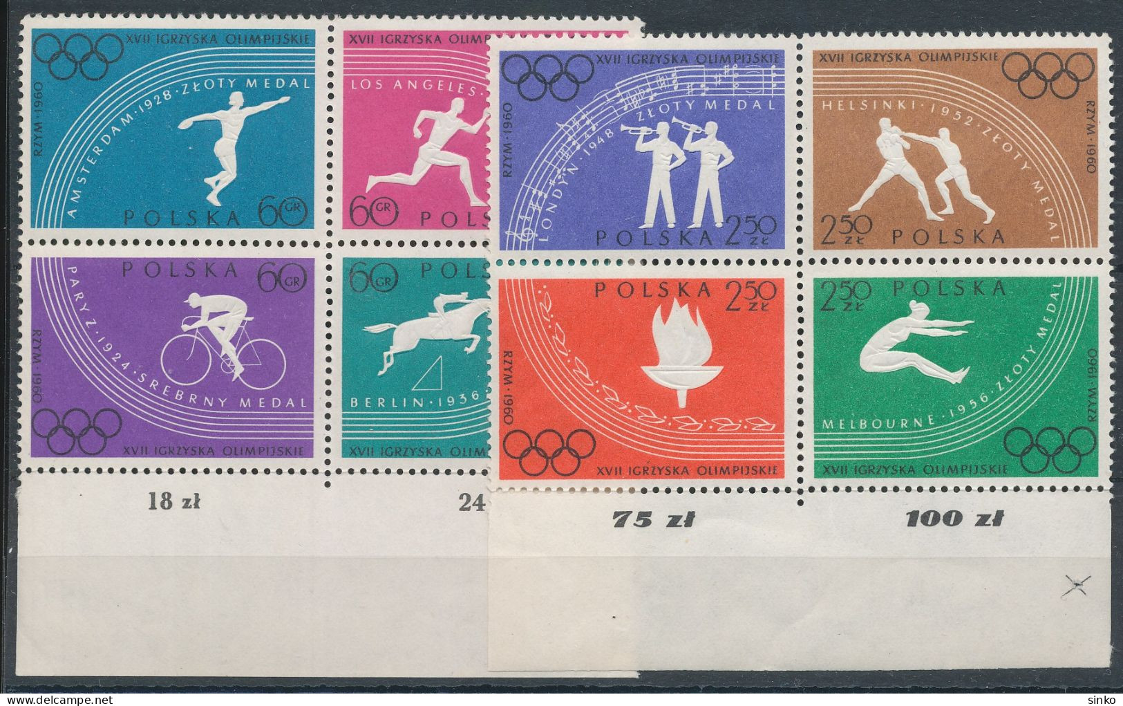 1960. Poland - Olympic Games - Estate 1956: Melbourne